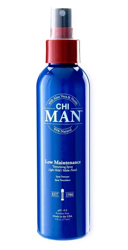 Tekstūrinis plaukų purškiklis vyrams CHI Man Low Maintenance, 177 ml kaina ir informacija | Plaukų formavimo priemonės | pigu.lt