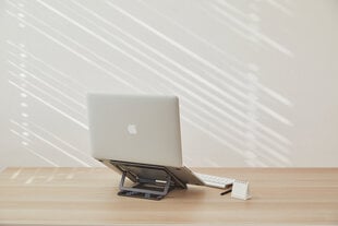 Стол для ноутбука Bros&Company Pout Eyes 3 Angle, серый цена и информация | Компьютерные, письменные столы | pigu.lt