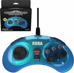 Retro-Bit SEGA MD 6-Button, Синий цвет цена и информация | Аксессуары для компьютерных игр | pigu.lt