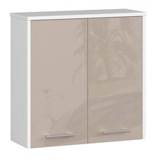 Шкафчик для ванной комнаты навесной NORE Fin, белый/бежевый цена и информация | Шкафчики для ванной | pigu.lt