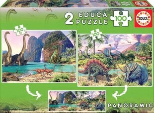 Dėlionės Educa Borras Donizaurai, 100 d., 2 vnt. kaina ir informacija | Dėlionės (puzzle) | pigu.lt