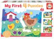 Dėlionės Educa Borras Baby Animals, 4 vnt. kaina ir informacija | Dėlionės (puzzle) | pigu.lt