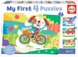 Dėlionės Educa Borras Baby Animals, 4 vnt. цена и информация | Dėlionės (puzzle) | pigu.lt