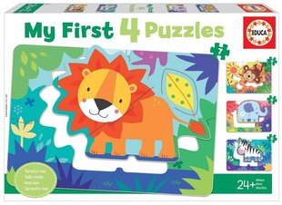 Dėlionės Educa Borras Baby Animals, 4 vnt. kaina ir informacija | Dėlionės (puzzle) | pigu.lt