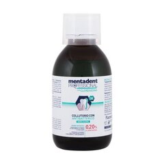 Burnos skalavimo skystis Mentadent Professional Clorexidina 0,20% Mouthwash, 200ml kaina ir informacija | Dantų šepetėliai, pastos | pigu.lt