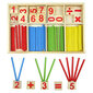 Medinis skaičiavimo rinkinys Montessori Wooden counting set kaina ir informacija | Žaislai kūdikiams | pigu.lt
