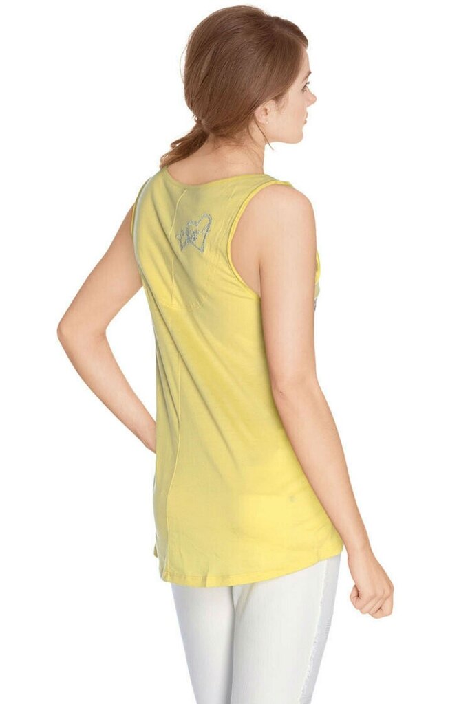 Marškinėliai moterims Desigual, geltoni цена и информация | Marškinėliai moterims | pigu.lt