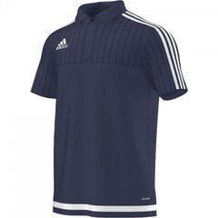 Спортивная футболка мужская Adidas tiro 15 M S22434, синяя цена и информация | Мужская спортивная одежда | pigu.lt