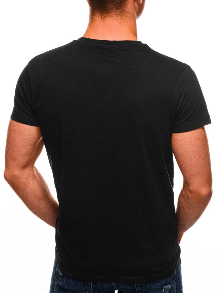 Marškinėliai vyrams Just do nothing JS/712005-43546, juodi kaina ir informacija | Vyriški marškinėliai | pigu.lt