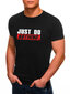 Marškinėliai vyrams Just do nothing JS/712005-43546, juodi цена и информация | Vyriški marškinėliai | pigu.lt