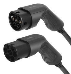 Deltaco elektromobilio įkrovimo kabelis EV-1215, 5 m kaina ir informacija | Elektromobilių įkrovimo stotelės | pigu.lt