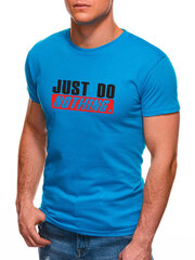 Мужская футболка Just do nothing JS/712005-43544, синяя цена и информация | Мужские футболки | pigu.lt