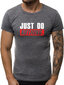 Marškinėliai vyrams Just do nothing JS/712005-43542, pilki цена и информация | Vyriški marškinėliai | pigu.lt
