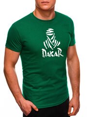 Мужская футболка Dakar JS/712005-43533, зеленая цена и информация | Мужские футболки | pigu.lt