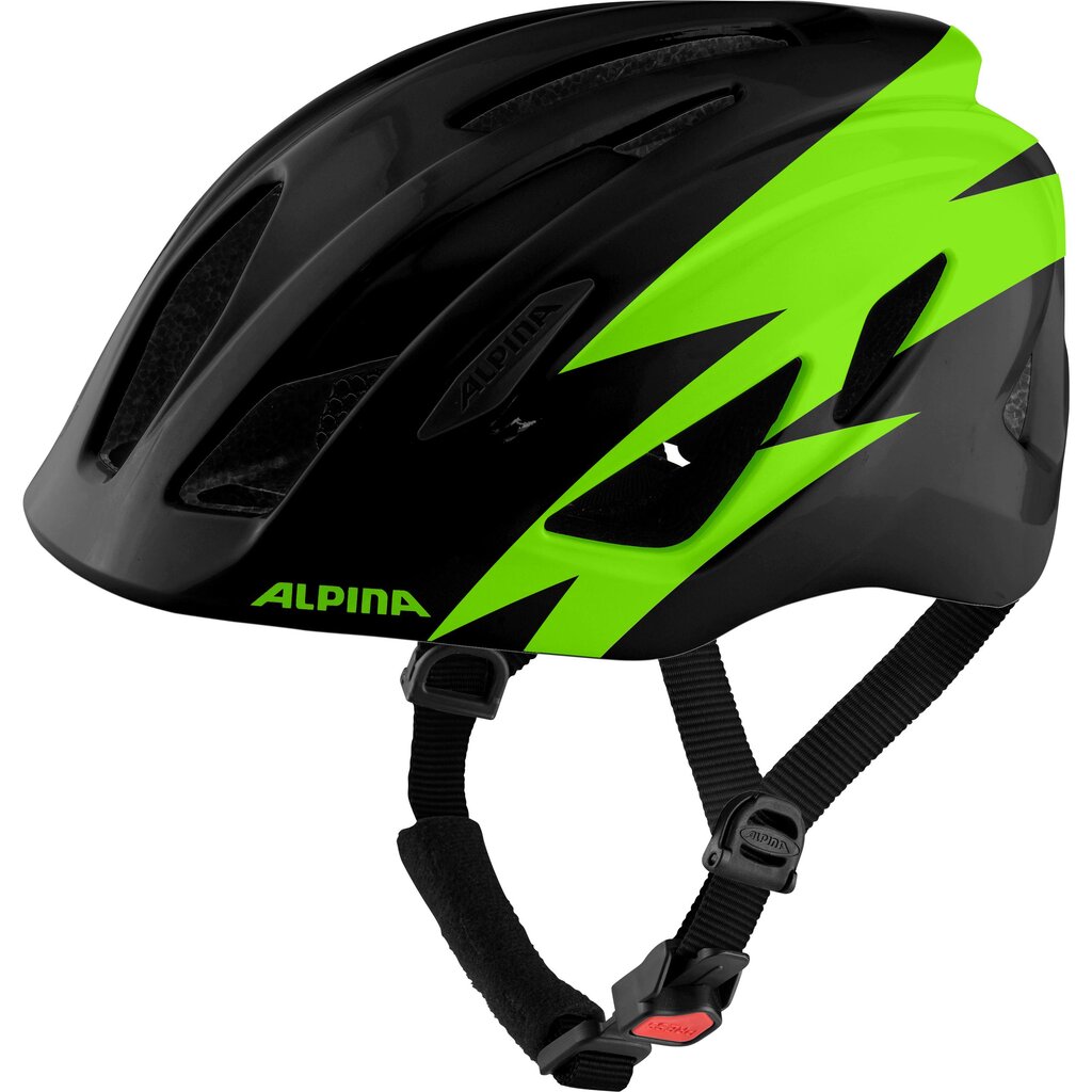 Alpina PICO Black, Green - Extra Large (50-55cm) kaina ir informacija | Šalmai | pigu.lt