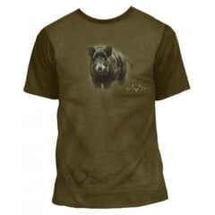 Marškinėliai trumpomis rankovėmis su šernu Wildzone kaina ir informacija | Vyriški marškinėliai | pigu.lt