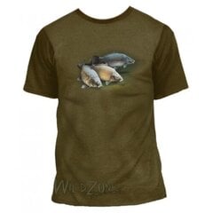 Marškinėliai trumpomis rankovėmis su karpiais Wildzone kaina ir informacija | Vyriški marškinėliai | pigu.lt