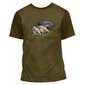 Marškinėliai trumpomis rankovėmis su karpiais Wildzone цена и информация | Vyriški marškinėliai | pigu.lt