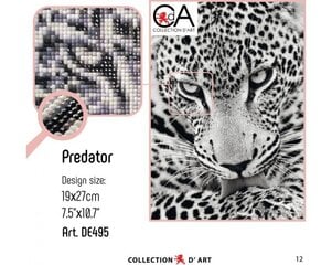 Картина стразами в технике алмазной вышивки "Маленький единорог на катке" Collection D'Art 19x27cm цена и информация | Алмазная мозаика | pigu.lt