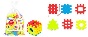 Вафельные кубики Mochtoys, 12340, 100 дет. цена и информация | Конструкторы и кубики | pigu.lt