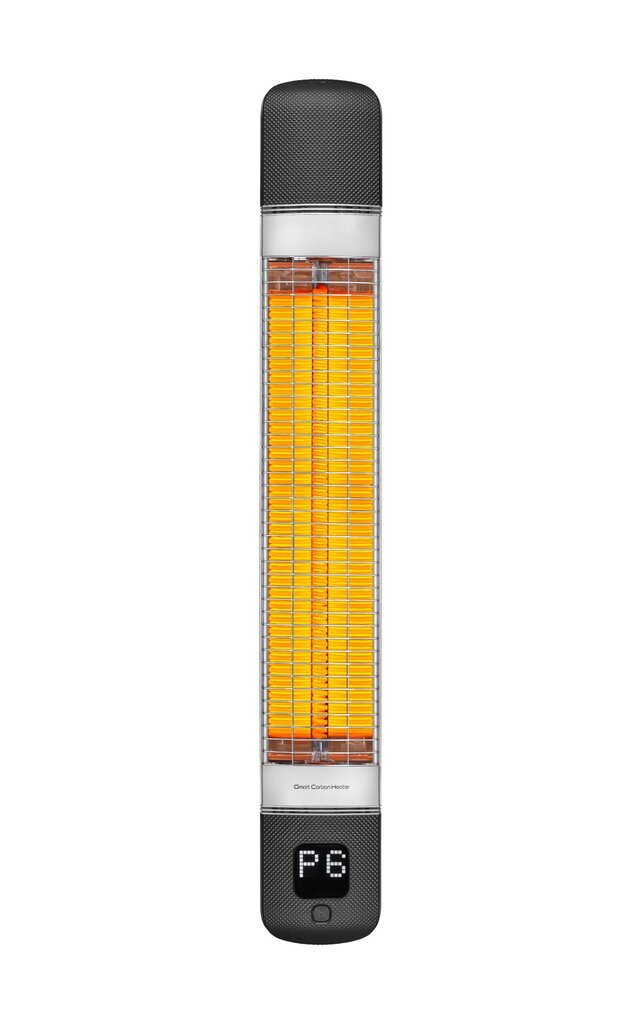 Infraraudonųjų spindulių šildytuvas šildytuvas Tora - WiFi 2500W, juodas kaina ir informacija | Šildytuvai | pigu.lt