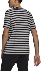 Adidas Футболки M Stripy Sj T Grey Black GK9140/2XL цена и информация | Мужские футболки | pigu.lt