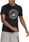 Marškinėliai vyrams Adidas Crcl Xplr T Black GL2840, juodi цена и информация | Vyriški marškinėliai | pigu.lt
