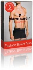 Trumpikės vyrams Pierre Cardin 3 Boxer Uomo Black Blue Grey PCM C3, 3 vnt. kaina ir informacija | Trumpikės | pigu.lt