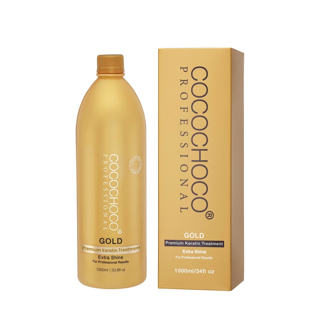 Keratinas plaukams Cocochoco Gold, 1000 ml цена и информация | Priemonės plaukų stiprinimui | pigu.lt