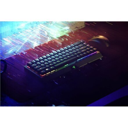 Žaidimų klaviatūra, Razer BlackWidow V3 Mini HyperSpeed, Yellow Switch, Juoda, RU kaina ir informacija | Klaviatūros | pigu.lt