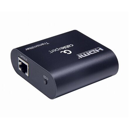 KABELIO ADAPTERIS HDMI EXTENDER/W/RJ45 DEX-HDMI-03 GEMBIRD kaina ir informacija | Adapteriai, USB šakotuvai | pigu.lt