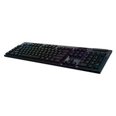 Беспроводная игровая клавиатура Logitech G915 LIGHTSPEED, черная цена и информация | Клавиатуры | pigu.lt