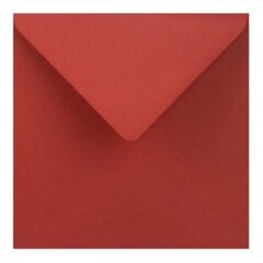Конверты К4, красные матовые, 10шт. цена и информация | Конверты, открытки | pigu.lt