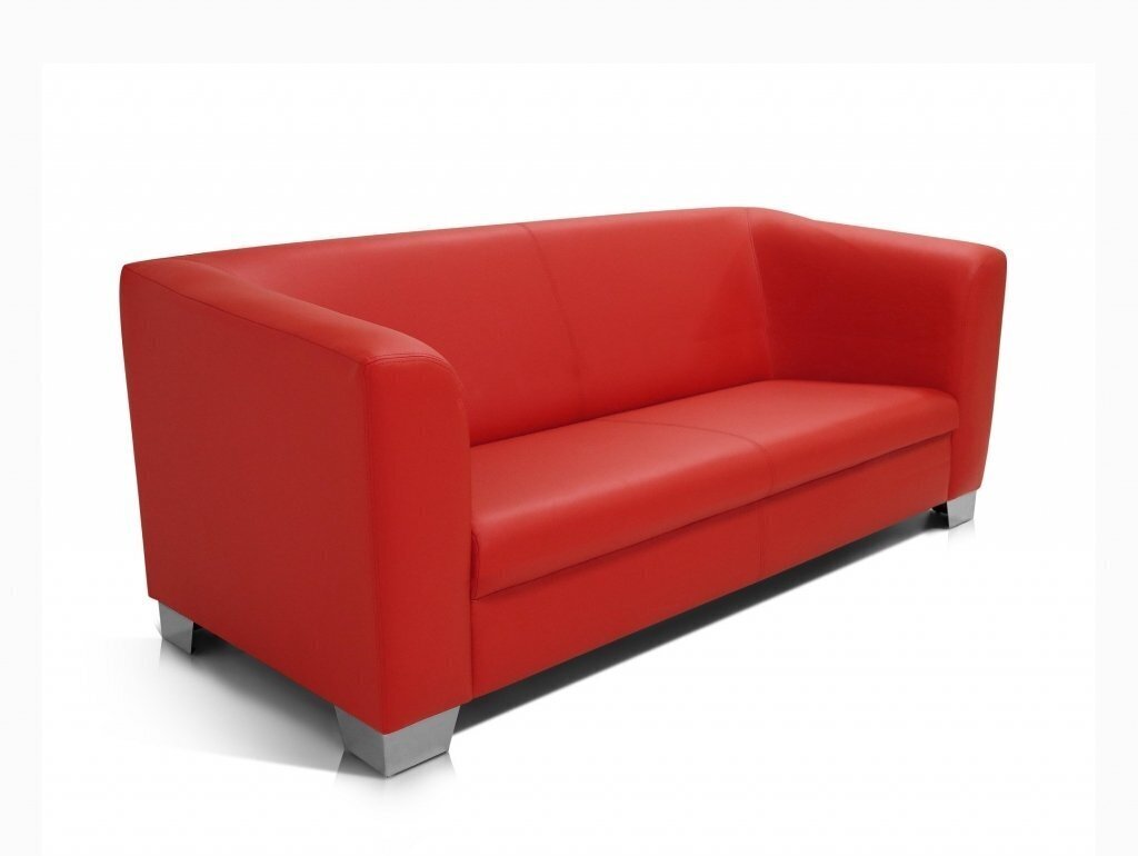 Sofa Ropez Chicago 3, raudona цена и информация | Sofos | pigu.lt