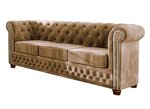 Sofa Ropez York 3, smėlio spalvos