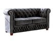 Sofa Ropez York 2, juoda цена и информация | Sofos | pigu.lt