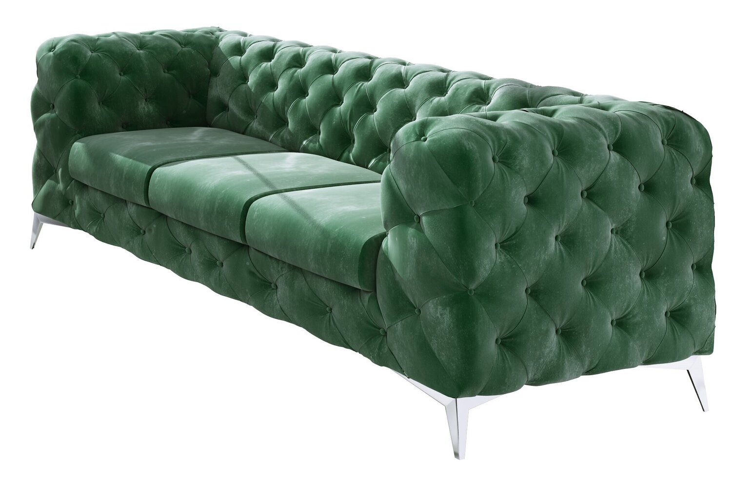 Trivietė sofa Ropez Chelsea, žalia kaina ir informacija | Sofos | pigu.lt