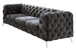 Trivietė sofa Ropez Chelsea, juoda