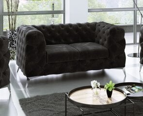 Dvivietė sofa Ropez Chelsea, juoda kaina ir informacija | Sofos | pigu.lt