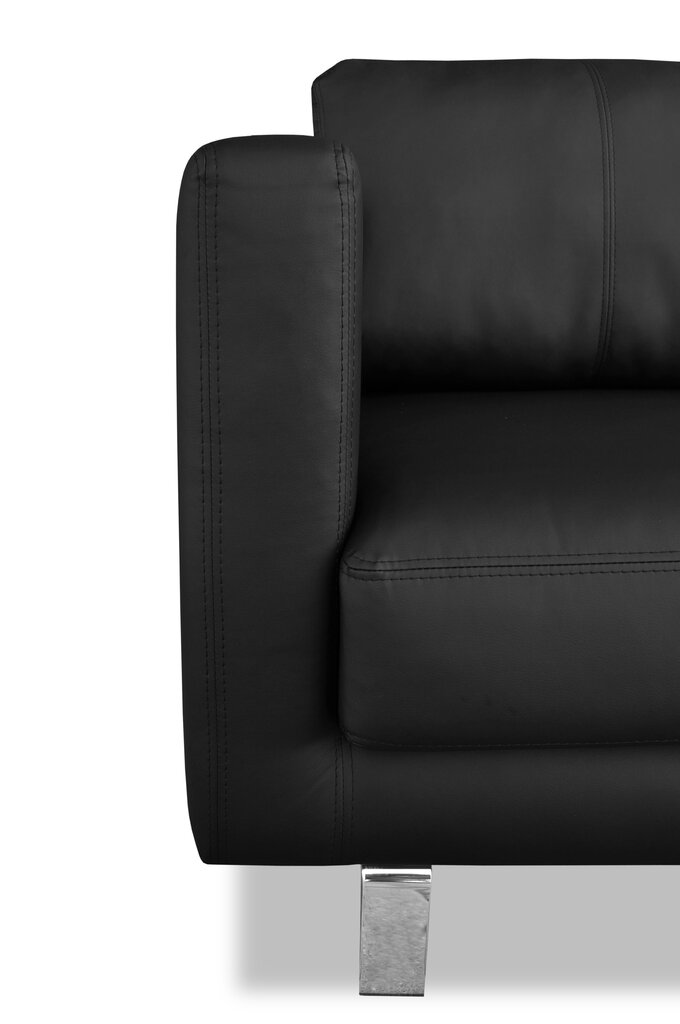 Sofa Ropez Boston 2S, juoda kaina ir informacija | Sofos | pigu.lt