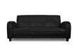 Sofa Ropez Antis 3, juoda kaina ir informacija | Sofos | pigu.lt