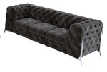 Sofa Ropez Chelsea Bis 3S, juoda