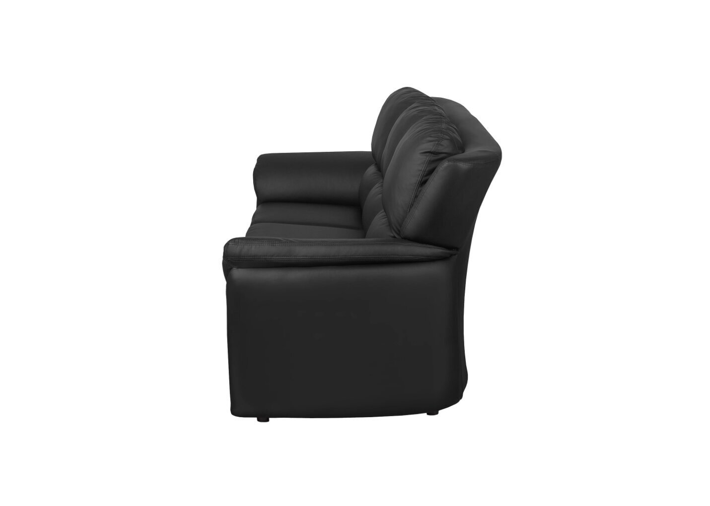 Sofa Ropez Pisa 3, juoda kaina ir informacija | Sofos | pigu.lt