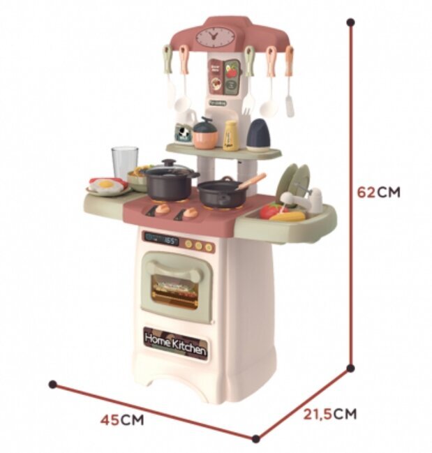 Vaikiška virtuvėlė Woopie Red цена и информация | Žaislai mergaitėms | pigu.lt