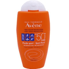 Солнцезащитный флюид чрезвычайно устойчивый к влаге AVENE SUN SPORT SPF50 +, 100 мл цена и информация | Кремы от загара | pigu.lt