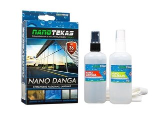 Nano danga stikliniams fasadams, langams, 2 x 100 ml цена и информация | NANOTEC Кухонные товары, товары для домашнего хозяйства | pigu.lt