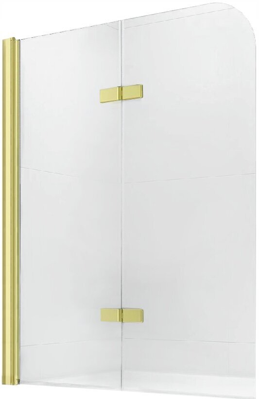 Vonios sienelė Mexen Felix II 80, 100 cm, gold kaina ir informacija | Priedai vonioms, dušo kabinoms | pigu.lt