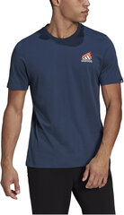 Adidas Футболки M Embrd Lg T Blue GL3259/XL цена и информация | Мужские футболки | pigu.lt