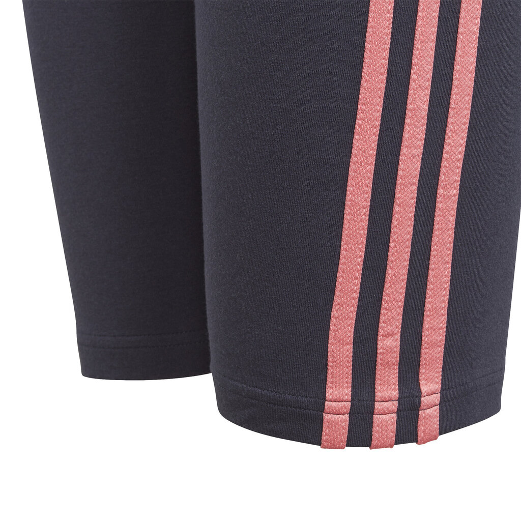 Šortai mergaitėms Adidas G 3S Bk Short Blue GN4092, mėlyni kaina ir informacija | Šortai mergaitėms | pigu.lt