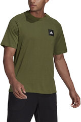 Adidas Футболки Mhe Tee Sta Green GM6341/S цена и информация | Мужские футболки | pigu.lt